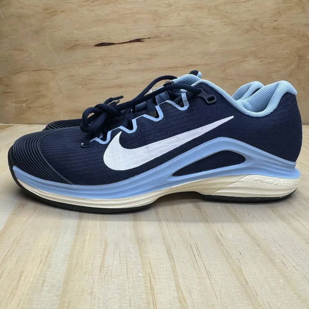 NEW Nike Zoom Vapor 12 Tennis Hard Court Navy Blue Shoes Sz 7.5 Mens FV5552-402